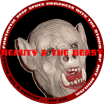 Back cover of the paperback edition of the graphic novel "BEAUTY AND THE BEAST: Fantastic Deep Space Romances with the Stars of Art Nihilism" by Joy Rip